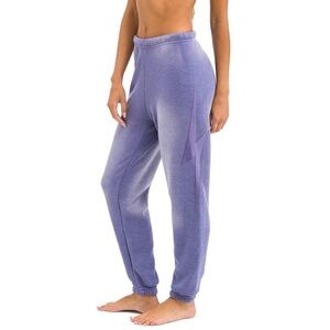Aviator Nation Bolt Stitch Sweatpants- Faded Grape